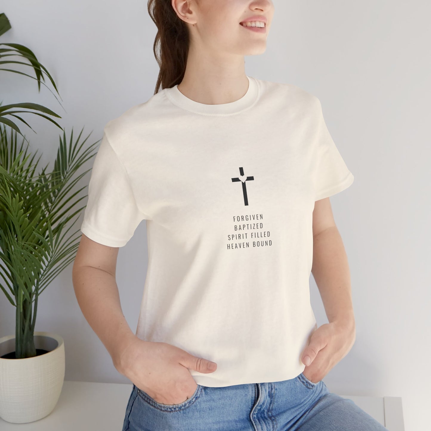 Forgiven Baptized Spirit Filled Heaven Bound – Christian T-Shirt